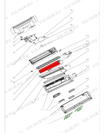 Схема №2 BEKO BKX070/BKX071 (8962323200) с изображением Электропитание для сплит-системы Beko 9192433476